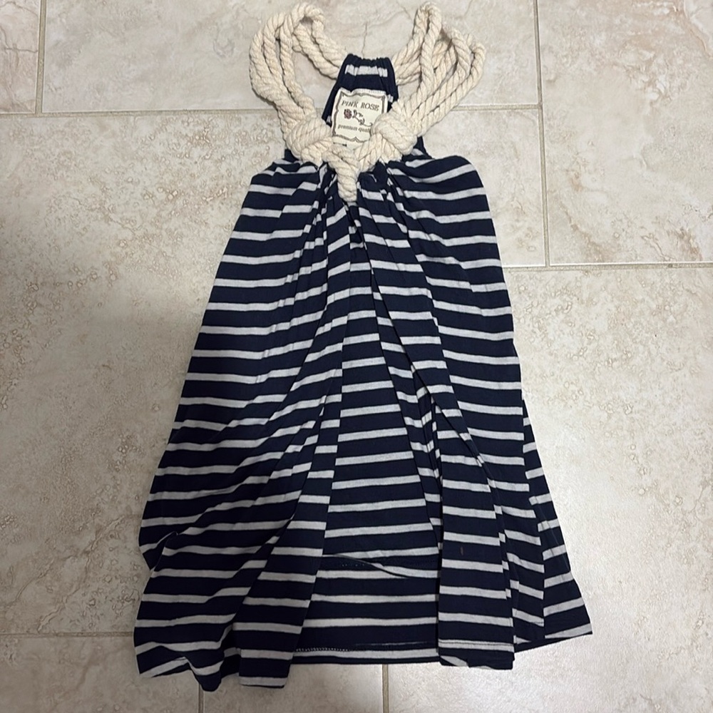 Rope neck top halter